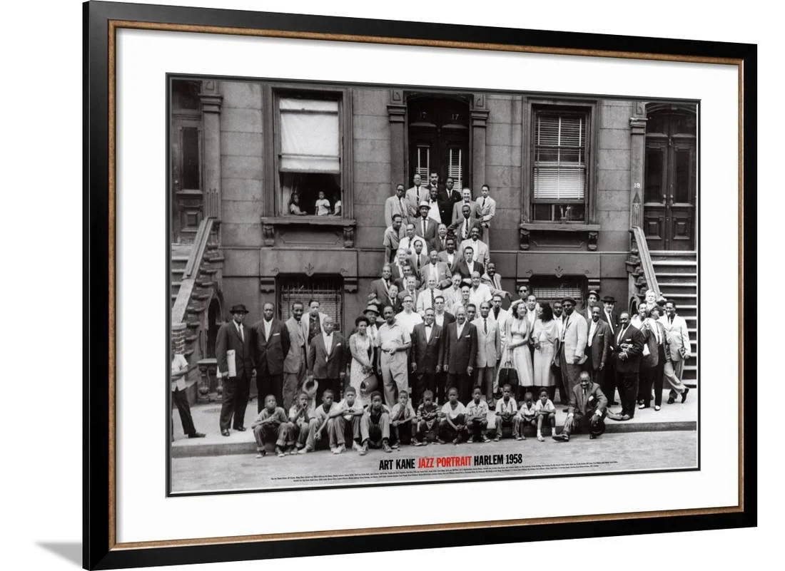 Jazz Portrait - Harlem, New York, 1958 Framed Art Print Wall Art By Art Kane - 43.5x31.5 | Walmart (US)