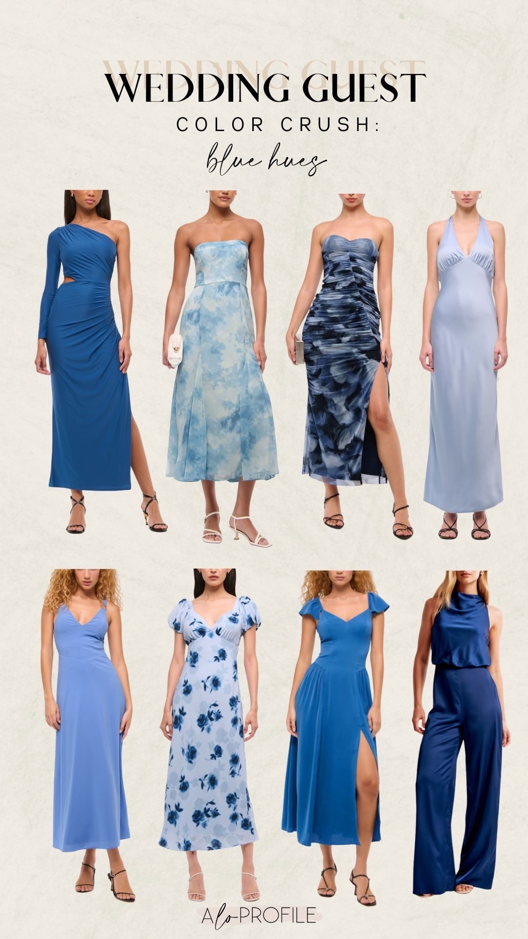 Wedding Guest Dresses: Blue Hues // Abercrombie, wedding guest, wedding guest dress, summer wedding guest dress, fall wedding guest dress, Abercrombie dresses, summer dresses, color trends