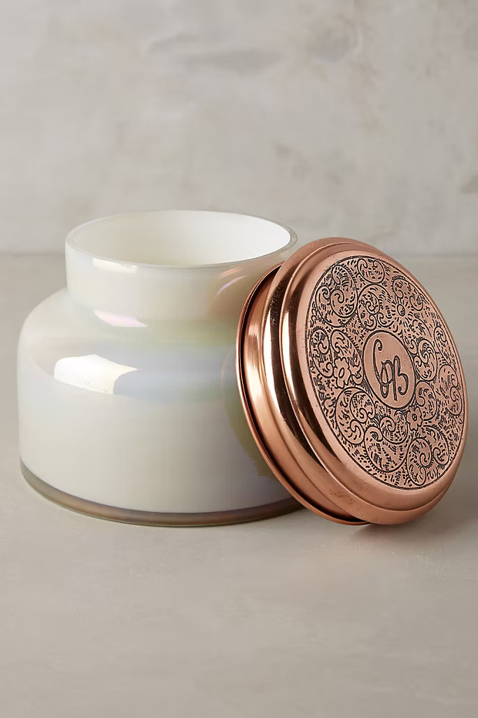 Capri Blue Giant Volcano Glass Candle | Anthropologie (US)