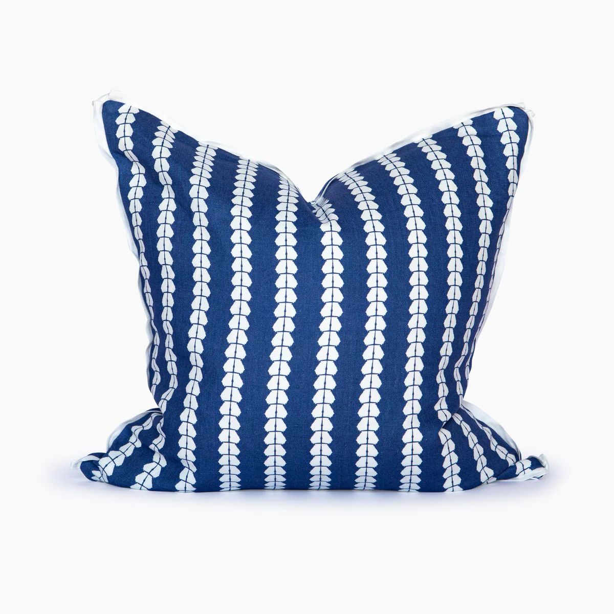 Georgia Bamboo Stripe Square Pillow | Honey + Hank