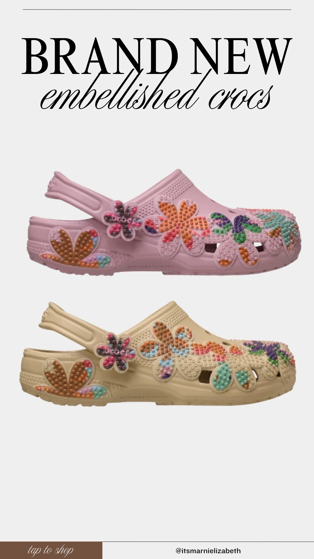 Embellished Crocs! How cute are these?! 🌺

#LTKgrwm #LTKootd