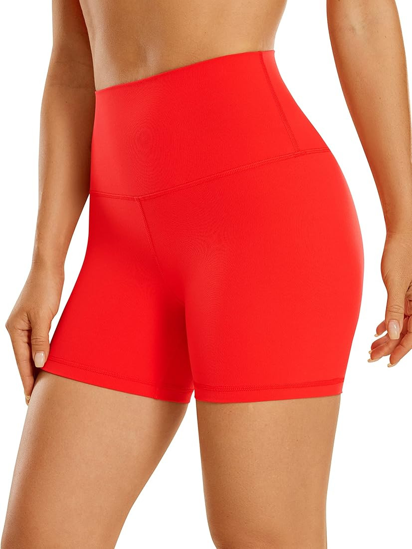 CRZ YOGA Womens Butterluxe Biker Shorts 2.5'' / 4'' / 6'' / 8'' - High Waisted Booty Workout Voll... | Amazon (US)