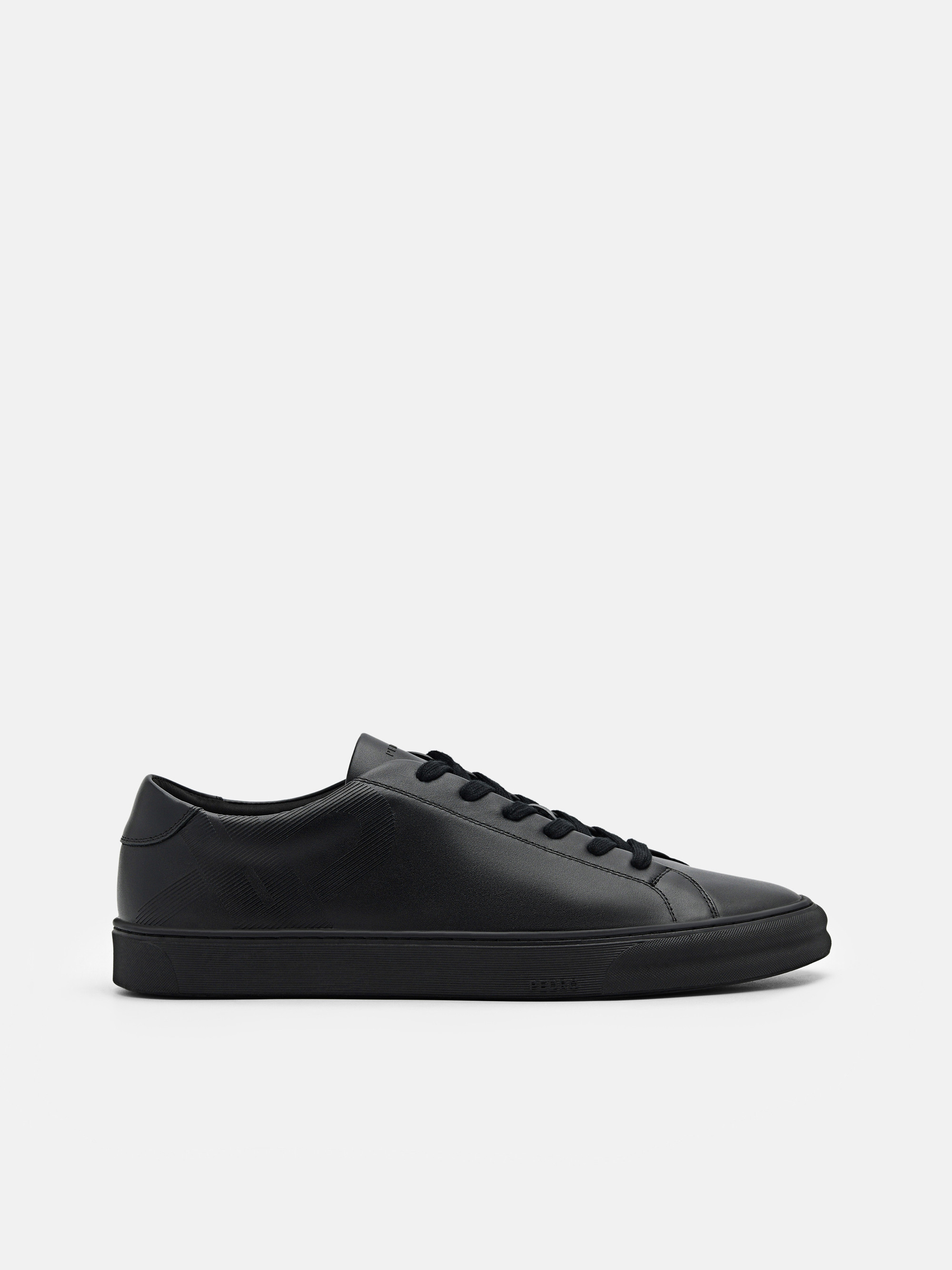 PEDRO Icon Ridge Leather Sneakers
-
Black | Pedro Shoes