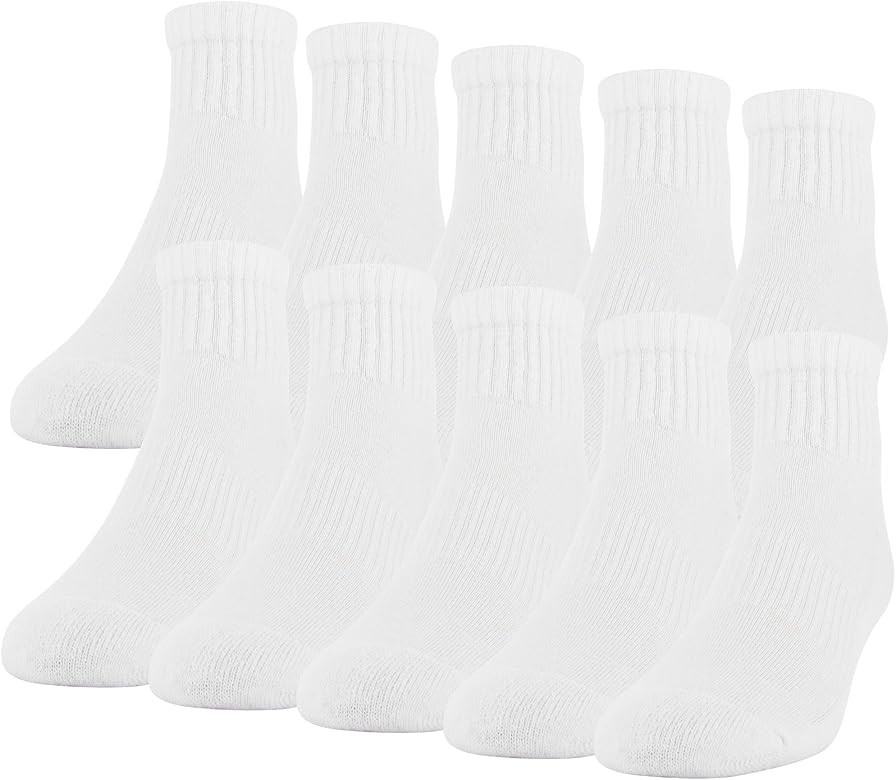Gildan Men's Active Cotton Ankle Socks, 10-Pairs | Amazon (US)