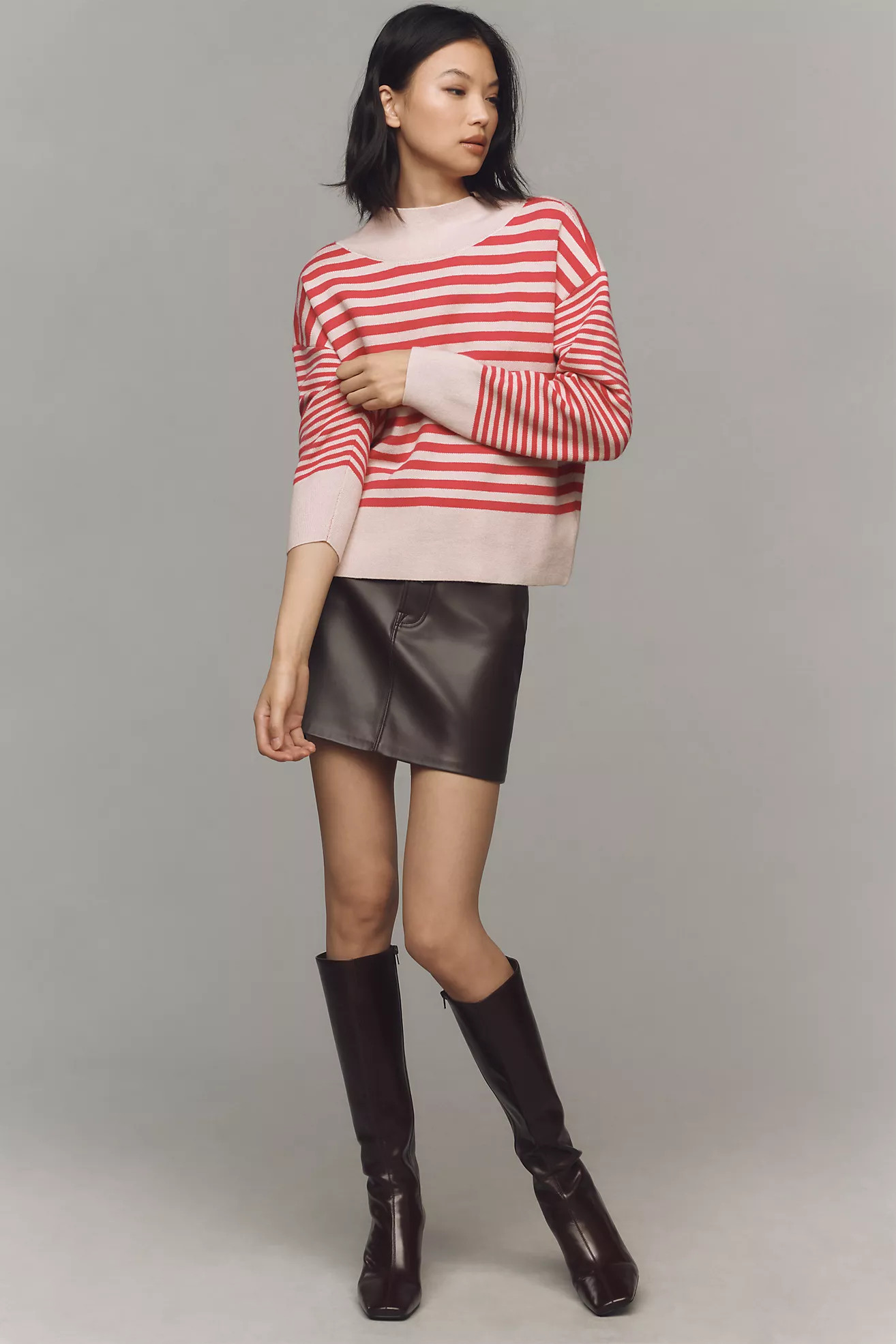The Carys Mock-Neck Sweater by Maeve | Anthropologie (US)