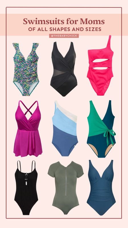 Some swimsuits for moms of all shapes and sizes that we’re loving! #swim #swimsuits 

#LTKswim #LTKSeasonal