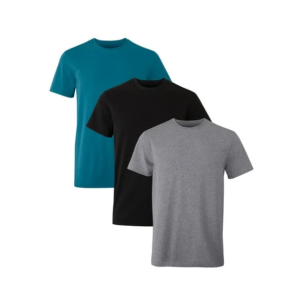 Hanes Originals Men’s T-Shirts Pack, Moisture-Wicking Stretch Cotton, 3-Pack | Walmart (US)