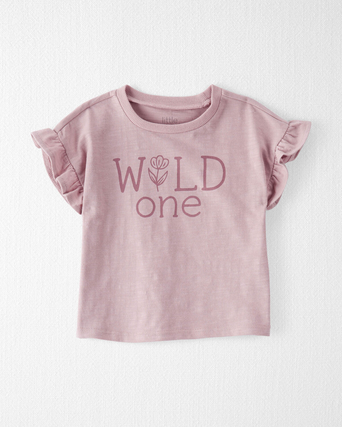 Baby Organic Cotton Wild One Ruffle Tee | Carter's