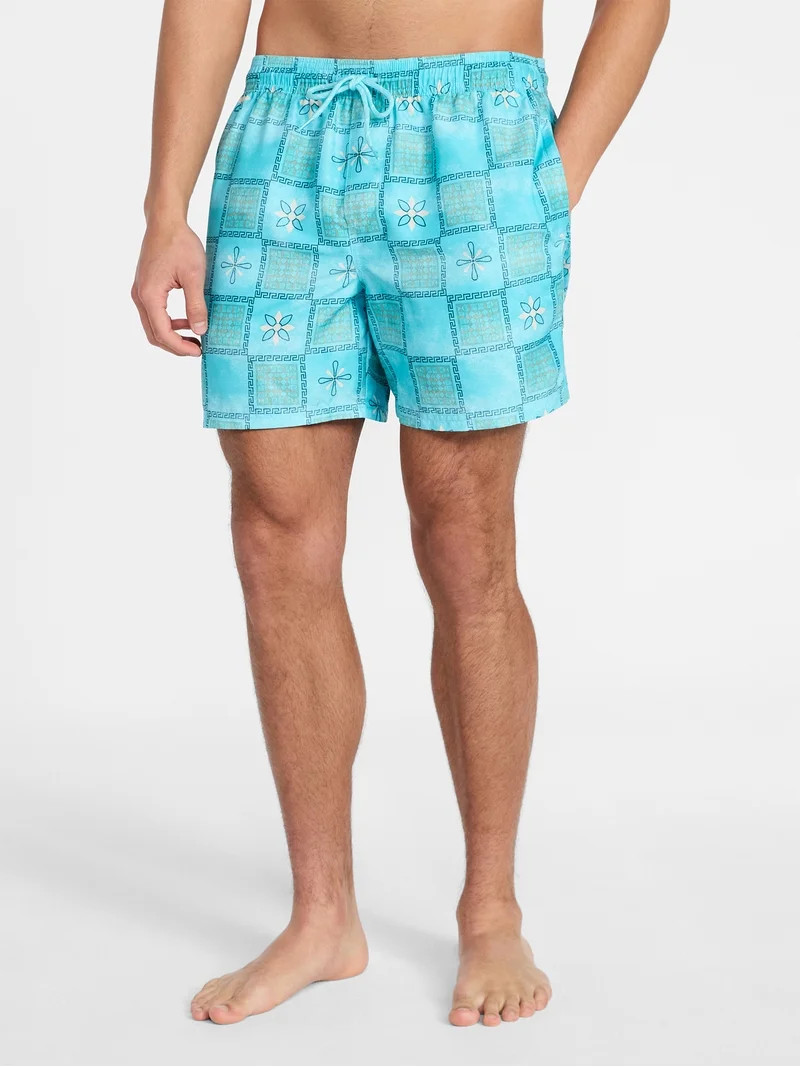 No Boundaries Swim Trunks, 5" Inseam, Men's S-5XL | Walmart (US)