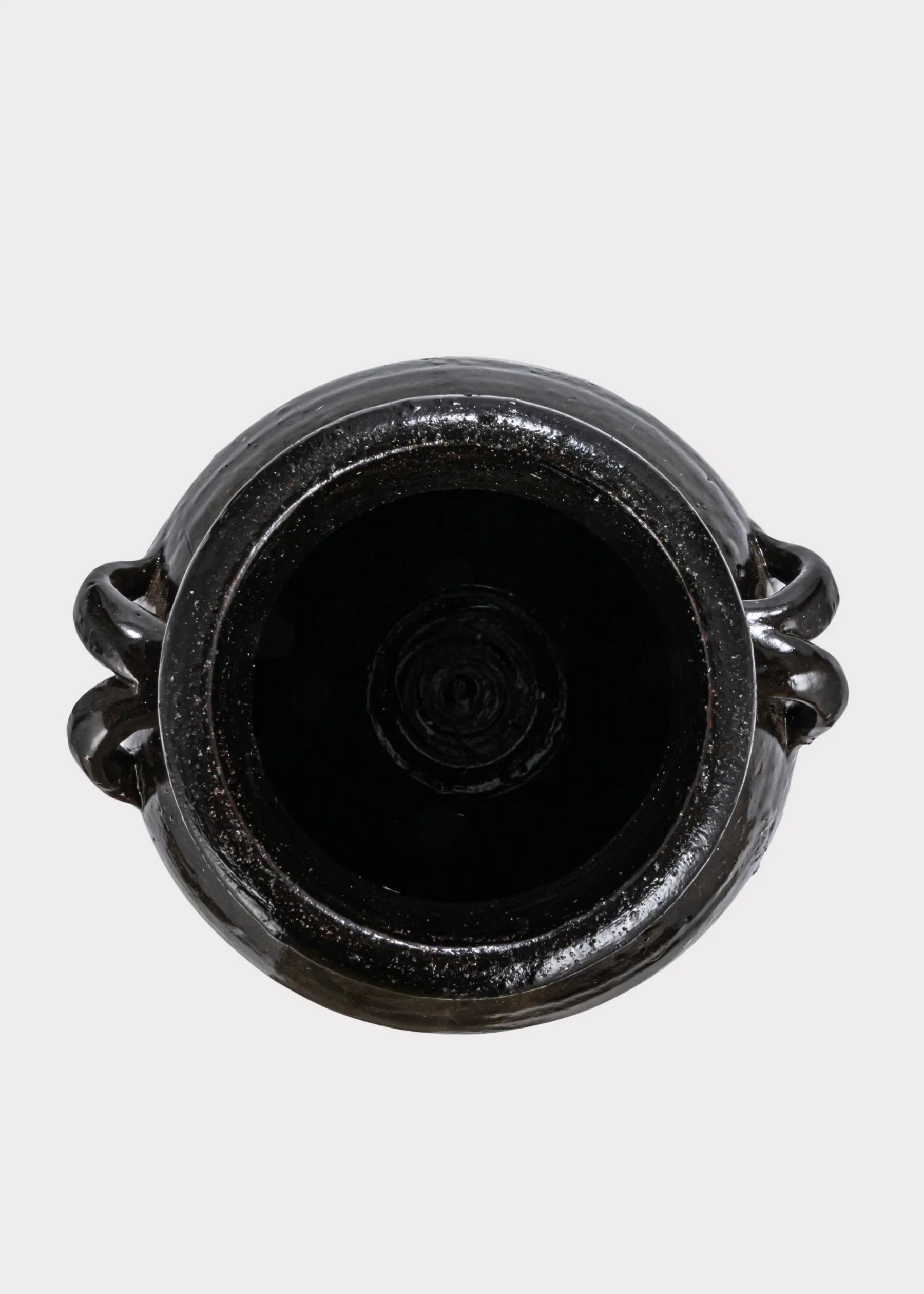 Large Clay Jar Vase in Black | Tall Vases at Afloral | Afloral
