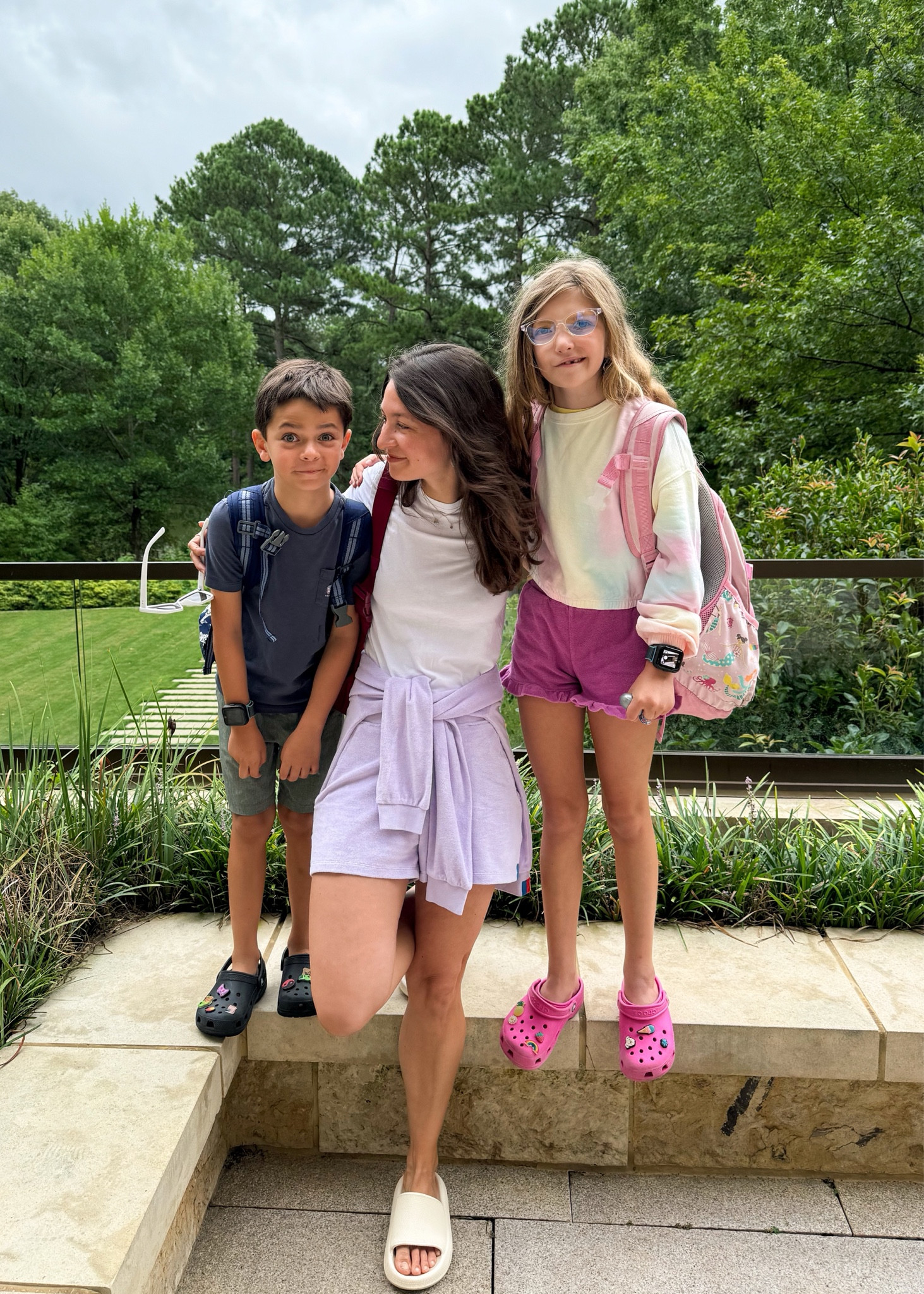 We’re finally almost home from our trip & it was one of the most fun vacations we’ve taken yet! We were on the go most of the time so I’m just finally getting around to recapping it 🩷 Day 1: 
We left around 10am last Wednesday & it was cloudy & rainy for most of the drive but not too bad! We got to Cary in time to order room service for dinner from one of our favorite hotels, The Umstead. We were keeping a close eye on Tropical Storm Debbie so it felt good to be in a place where we were already comfortable! 

#LTKTravel #LTKSeasonal #LTKFamily