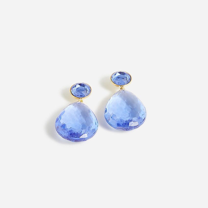 Made-in-Italy faceted teardrop earrings | J. Crew US