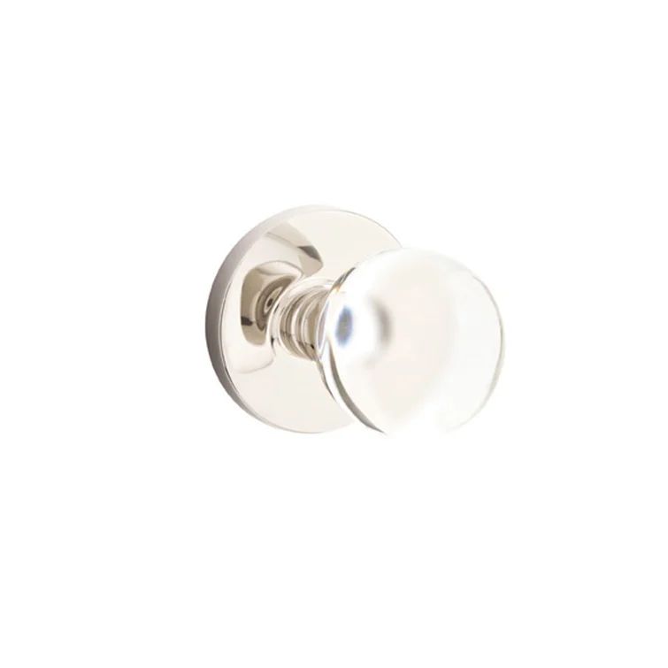 Privacy Bristol Crystal Knob with Disk Rose | Wayfair Professional