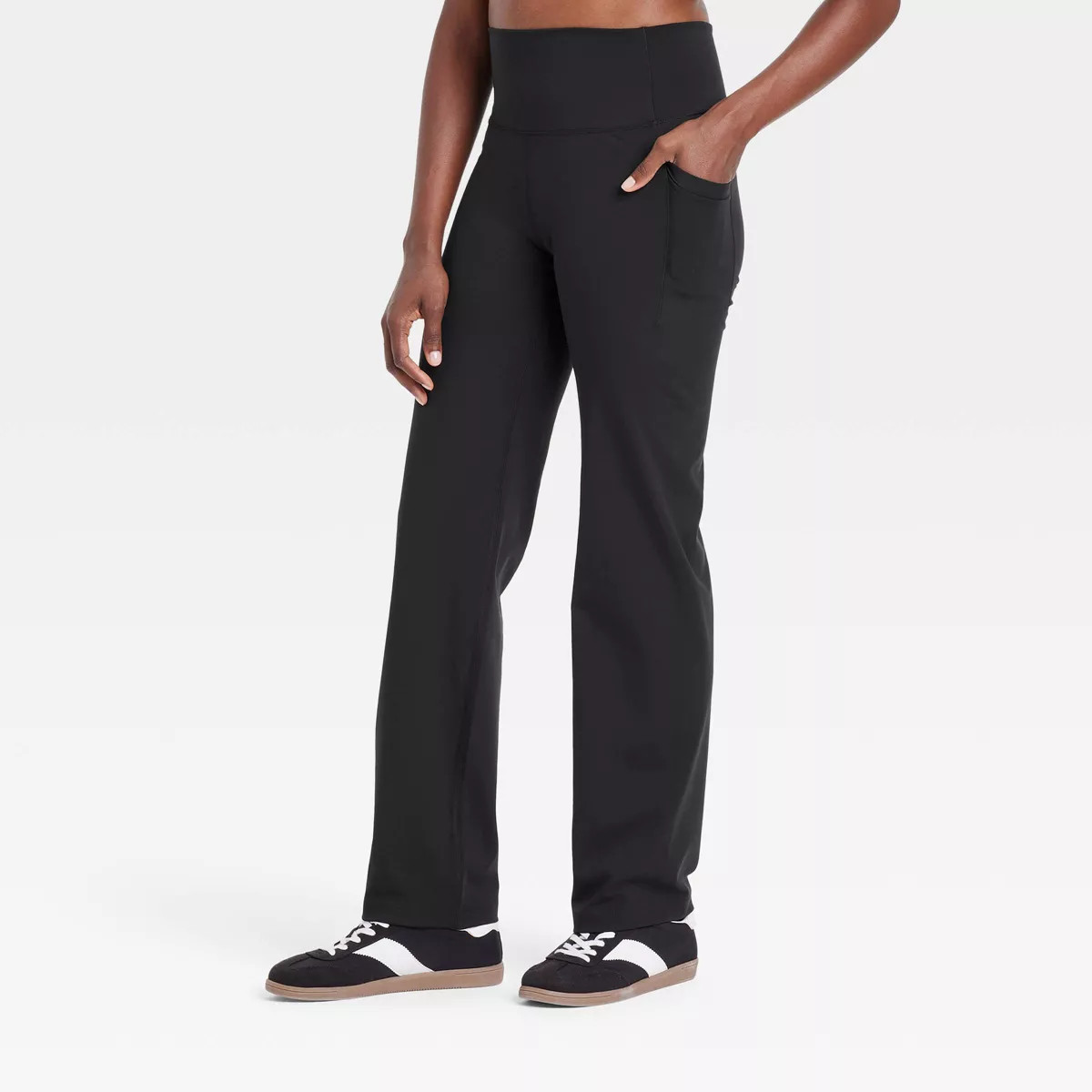 Women's Dynamic Flex High-Rise Pocketed Straight Leg Pants - All In Motion™ | Target