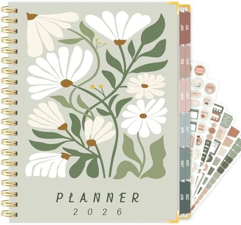 Large 2026 Planner – Weekly & Monthly Planner Organizer from Jan. 2026 - Dec. 2026, 8.5"x11" Ae... | Amazon (US)