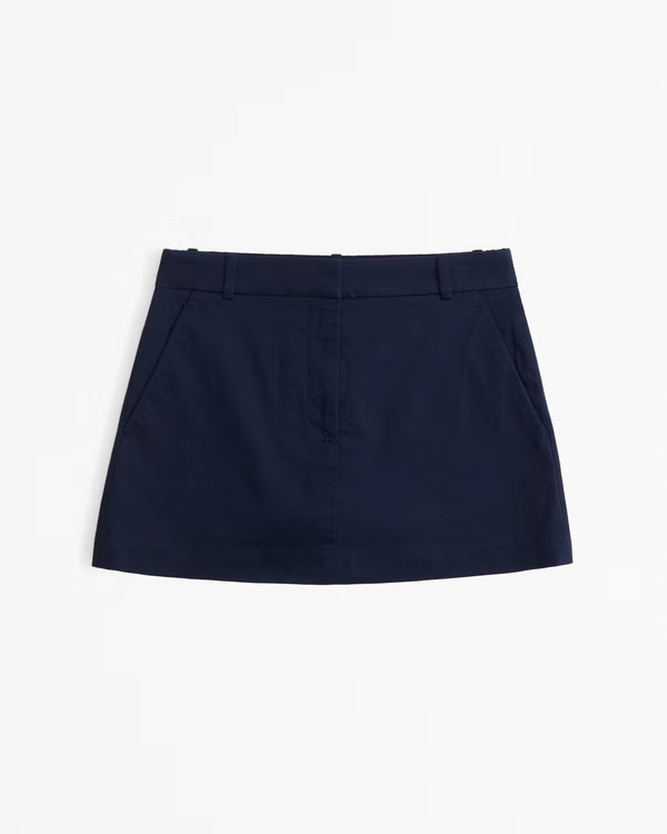 Chino Mini Skort | Abercrombie & Fitch (UK)