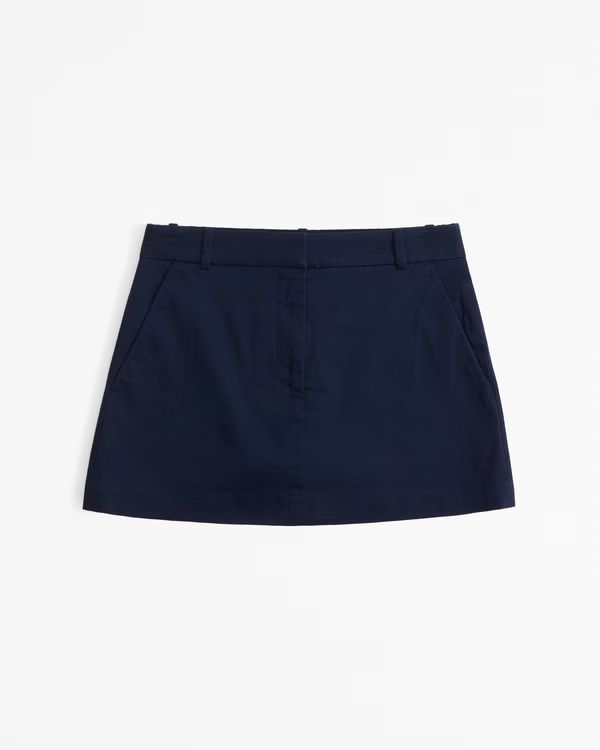 Women's Chino Mini Skort | Women's Bottoms | Abercrombie.com | Abercrombie & Fitch (US)