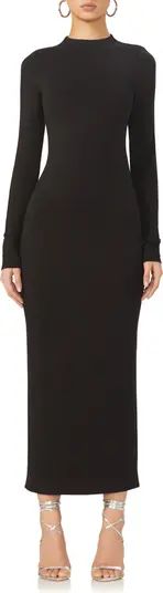 Juniper Funnel Neck Long Sleeve Jersey Maxi Dress | Nordstrom
