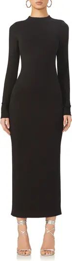 AFRM Juniper Funnel Neck Long Sleeve Jersey Maxi Dress | Nordstrom | Nordstrom