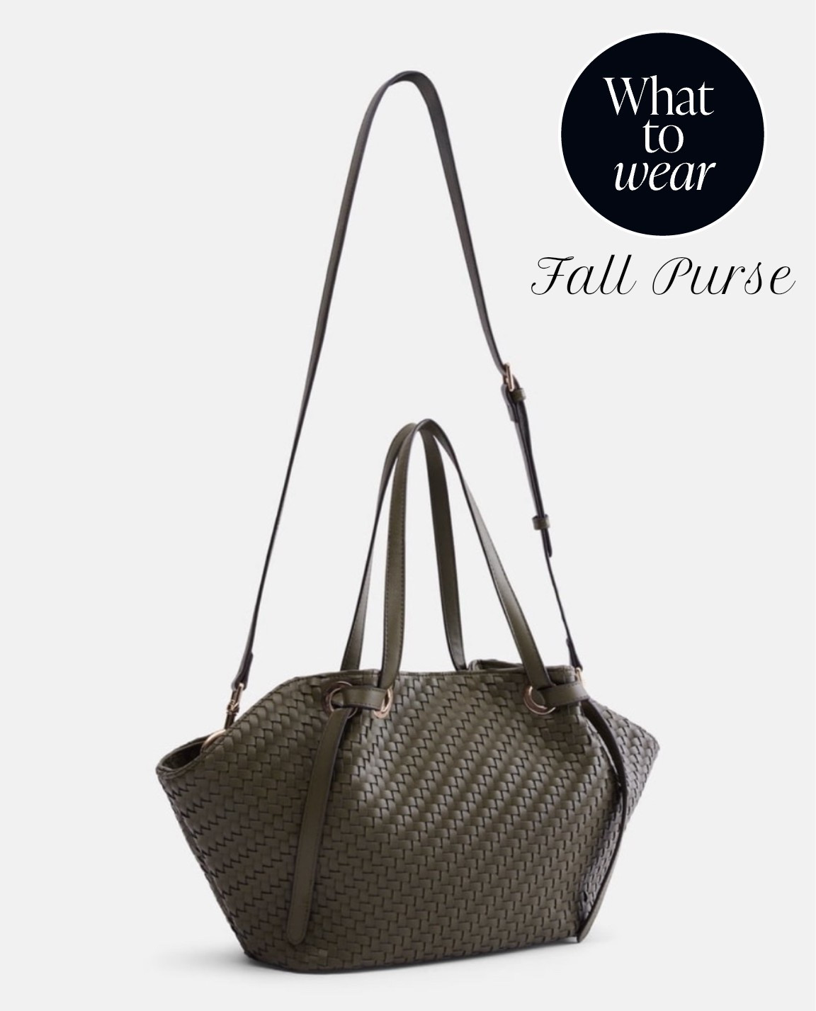 The woven texture + deep olive tone make this such a good fall bag!!! 🍂🤎 Easy to pair with all the neutrals this season!

#LTKootd #LTKSeasonal #LTKmomlife