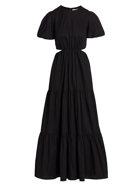 Plaza Cutout Tiered Maxi Dress | Saks Fifth Avenue