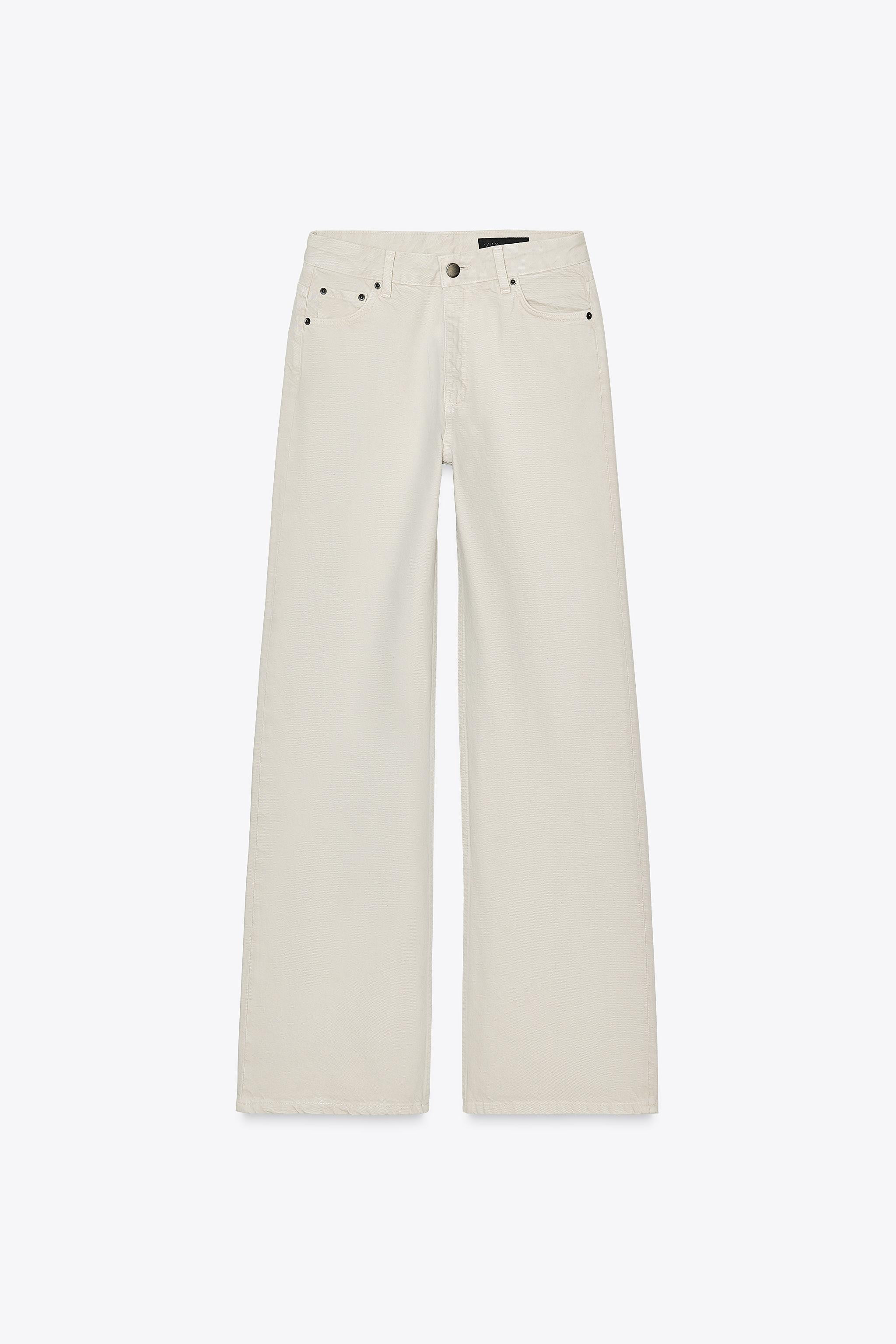 JEANS ZW COLLECTION WIDE LEG TIRO MEDIO | Zara US