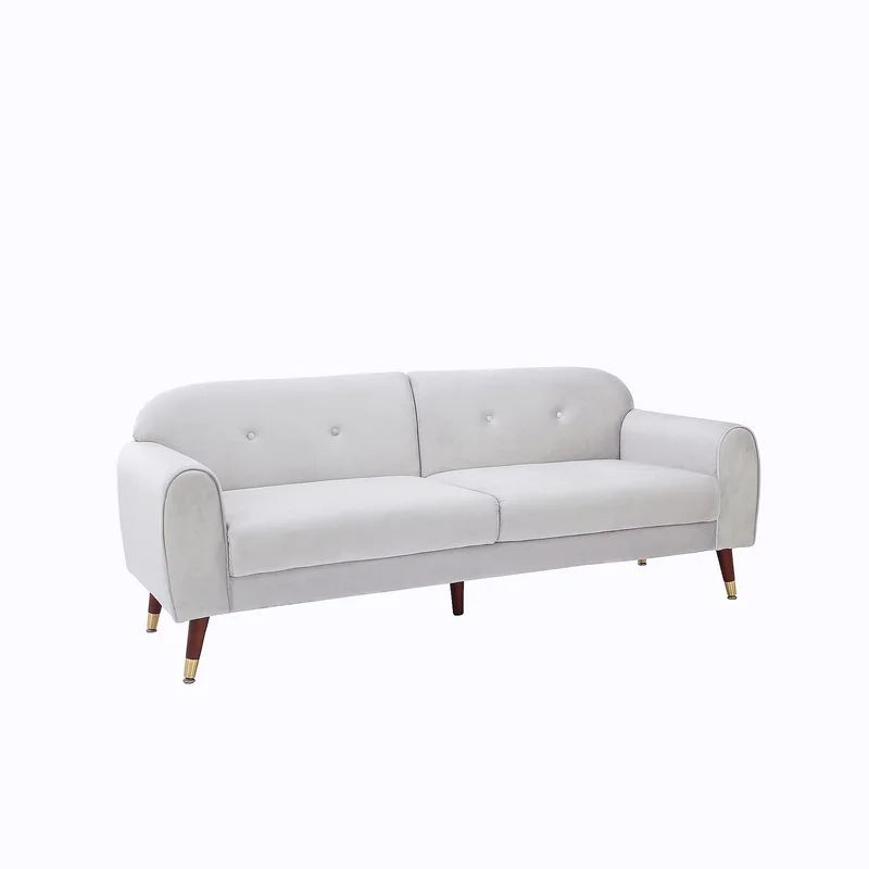 Fiqirete 75.5'' Velvet Round Arm Sofa | Wayfair North America