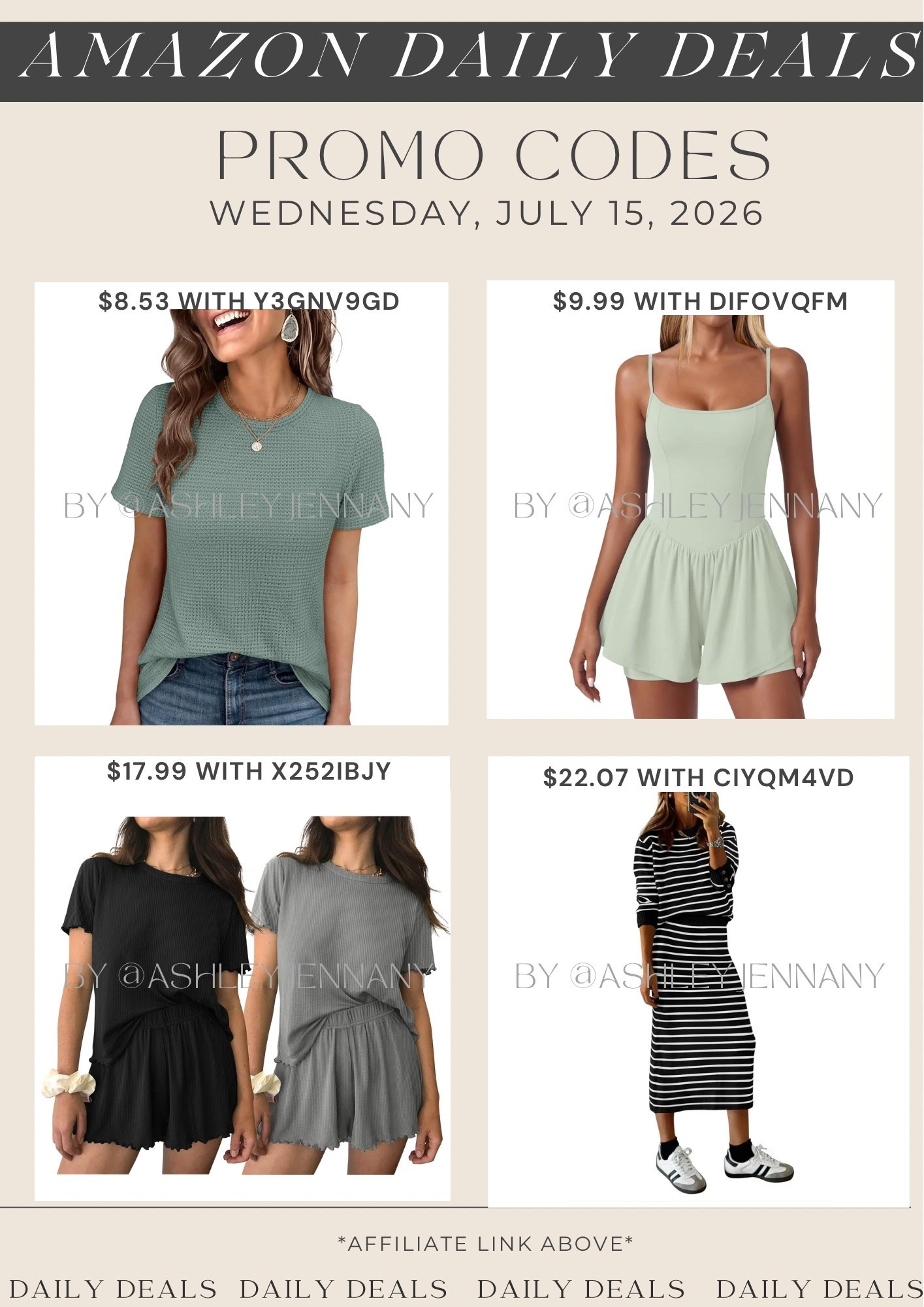 Amazon deals

#LTKSaleAlert #LTKMidsize #LTKootd
