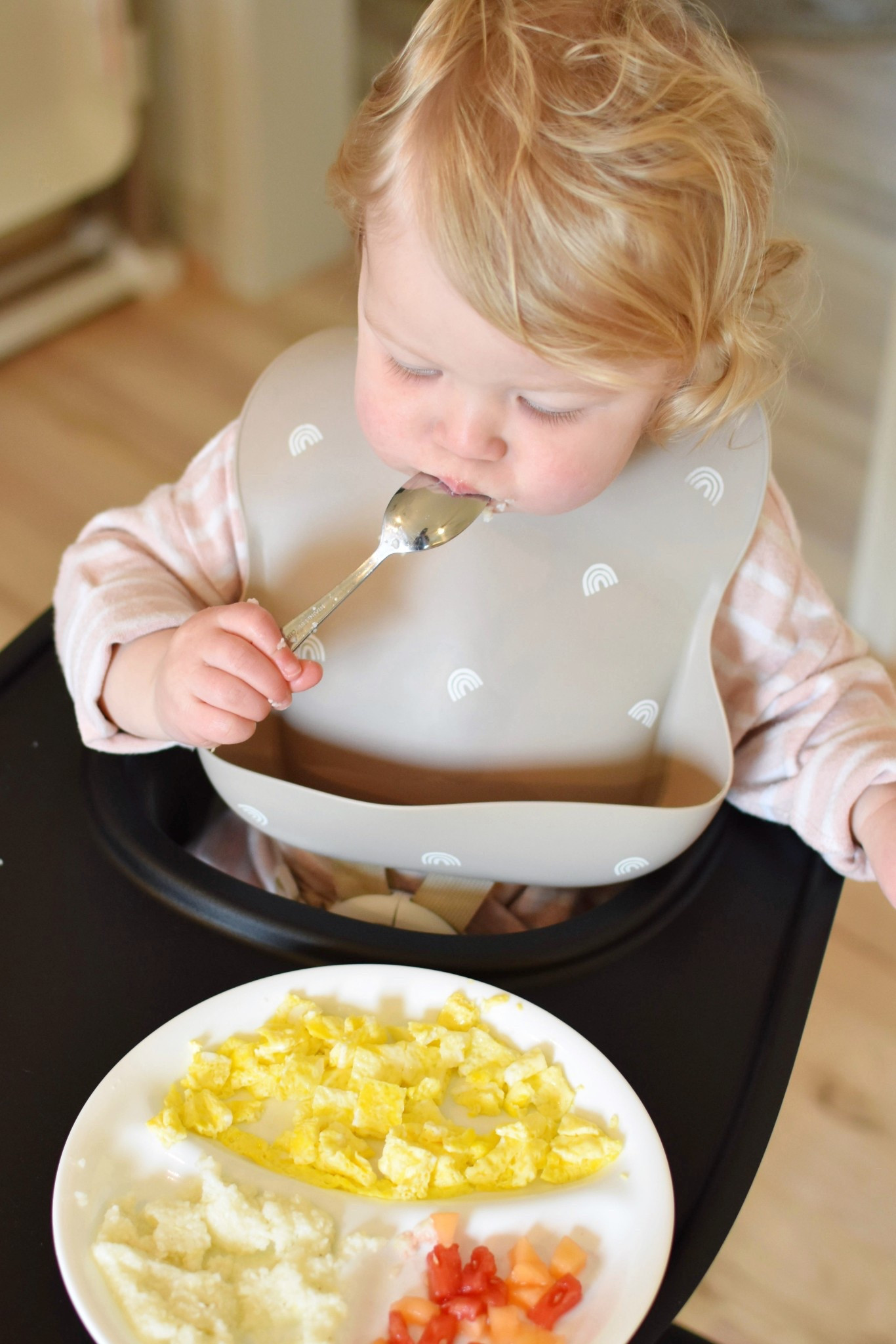 We love a Mushie bib for messy eaters! The off brands just aren’t as good. I love the weight and thickness of Mushie and the pretty patterns. We have 2 that both kids have used daily (3+ years) and they look brand new! No stains or weird smells. I hand wash after every use  

#LTKKids #LTKBump #LTKBaby