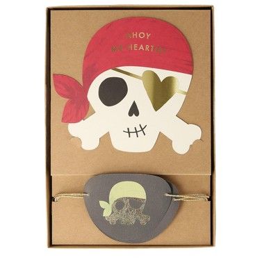 Meri Meri Pirate Valentine Cards Set (Pack of 24) | Target