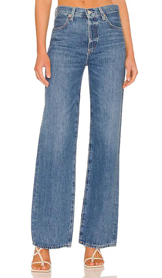 Citizens of Humanity Annina Trouser in Blue. - size 24 (also in 23, 25, 26, 27, 28, 29, 30, 32, 33,  | Revolve Clothing (Global)