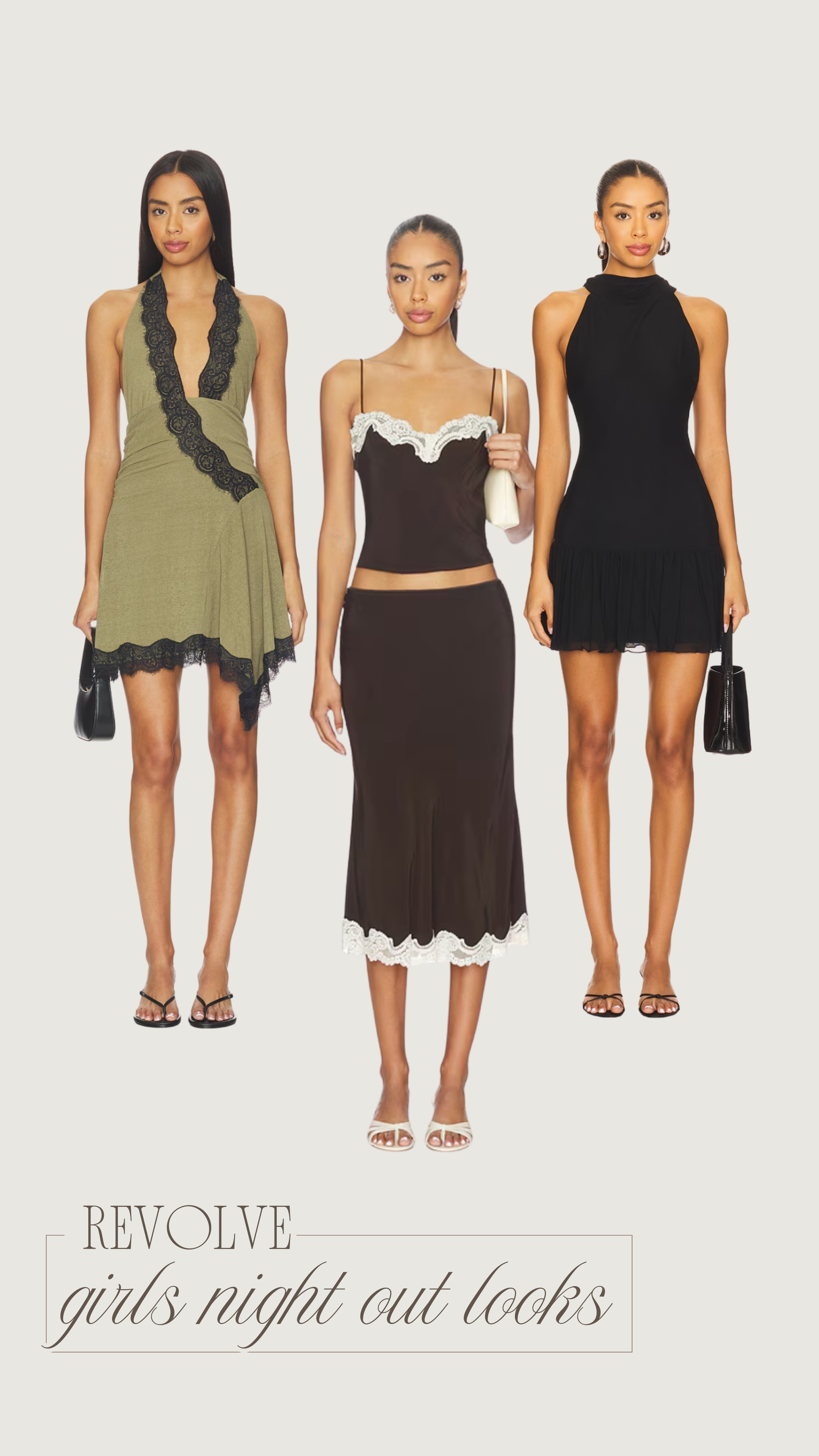 revolve has the most perfect girls night out looks! Loving the lace!


mini dress, two piece set, lace skirt 

 #LTKgrwm #LTKootd