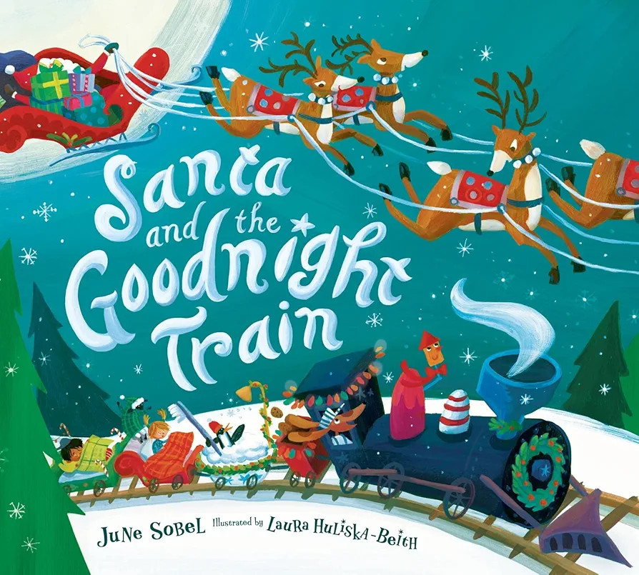 Santa and the Goodnight Train Board Book: A Soothing Adventure to Bedtime on the Goodnight Train | Amazon (US)
