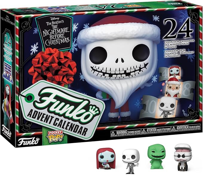Funko Advent Calendar: The Nightmare Before Christmas - 24 Pocket Pop! Vinyl Figures (2020) | Amazon (US)