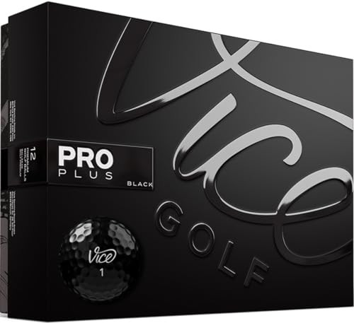 Vice Golf Limited Edition Pro Plus Golf Balls (Black) | Amazon (US)