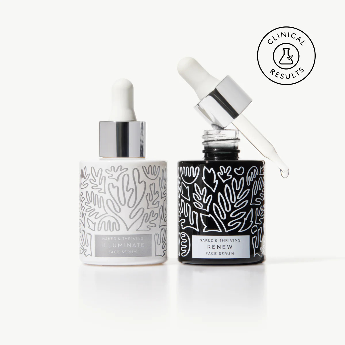 Wrinkle-Fighter Set: Illuminate, Renew | Naked & Thriving