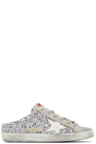 Glitter Super-Star Sabot Sneakers | SSENSE