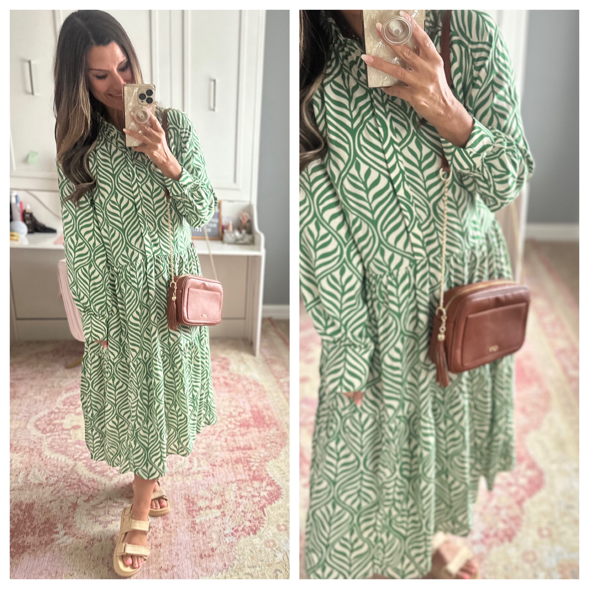 Great dress from
H&M - size down. Wearing XS  

#LTKfindsunder50 #LTKstyletip #LTKover40