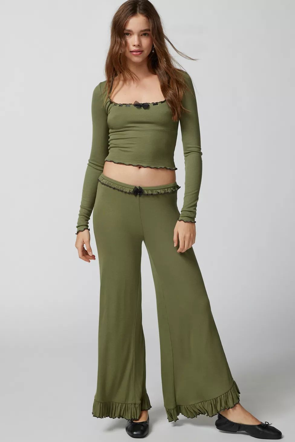 Out From Under Sweet Dreams Wide-Leg Pant | Urban Outfitters (US and RoW)