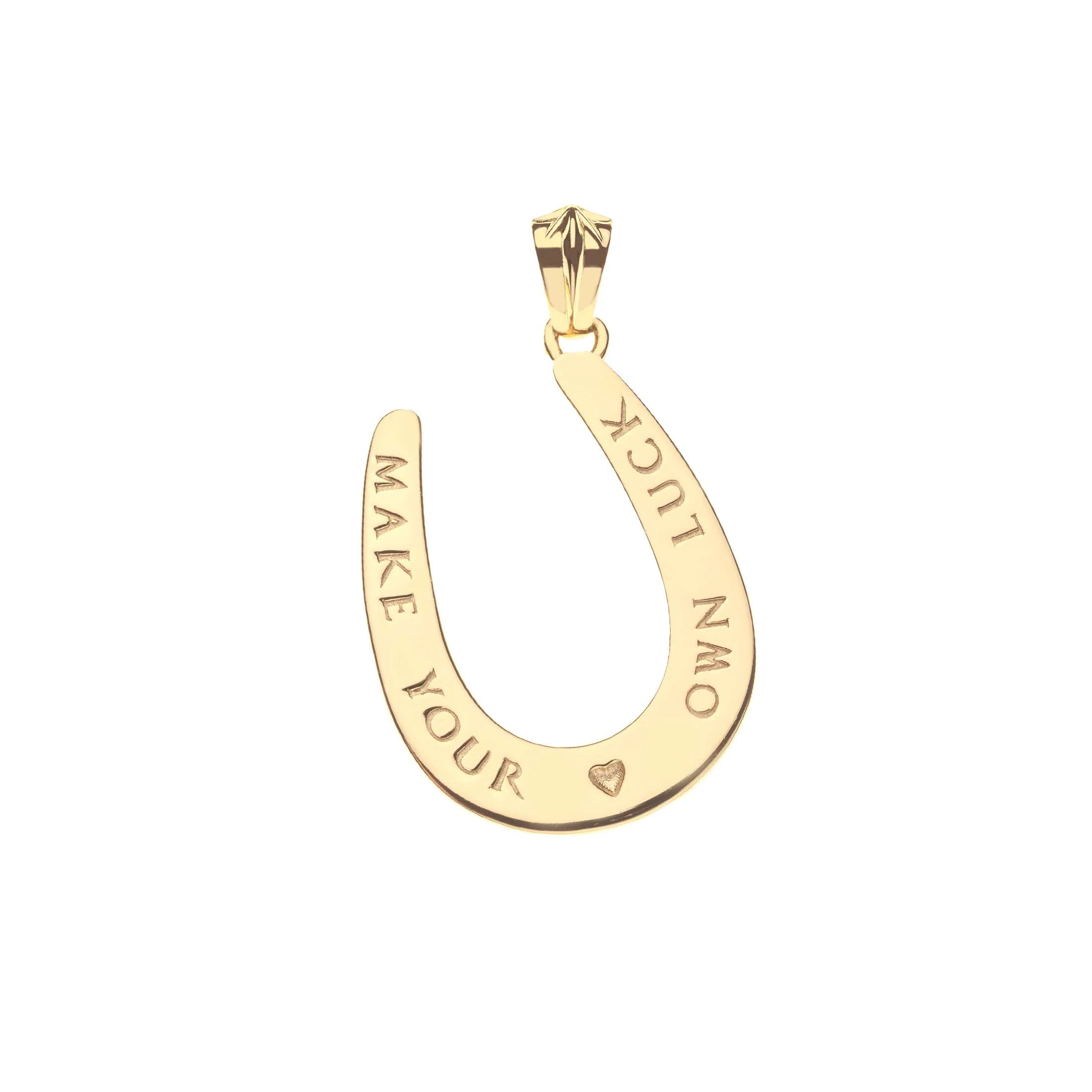 LUCKY Starry Horseshoe Pendant | Jane Win