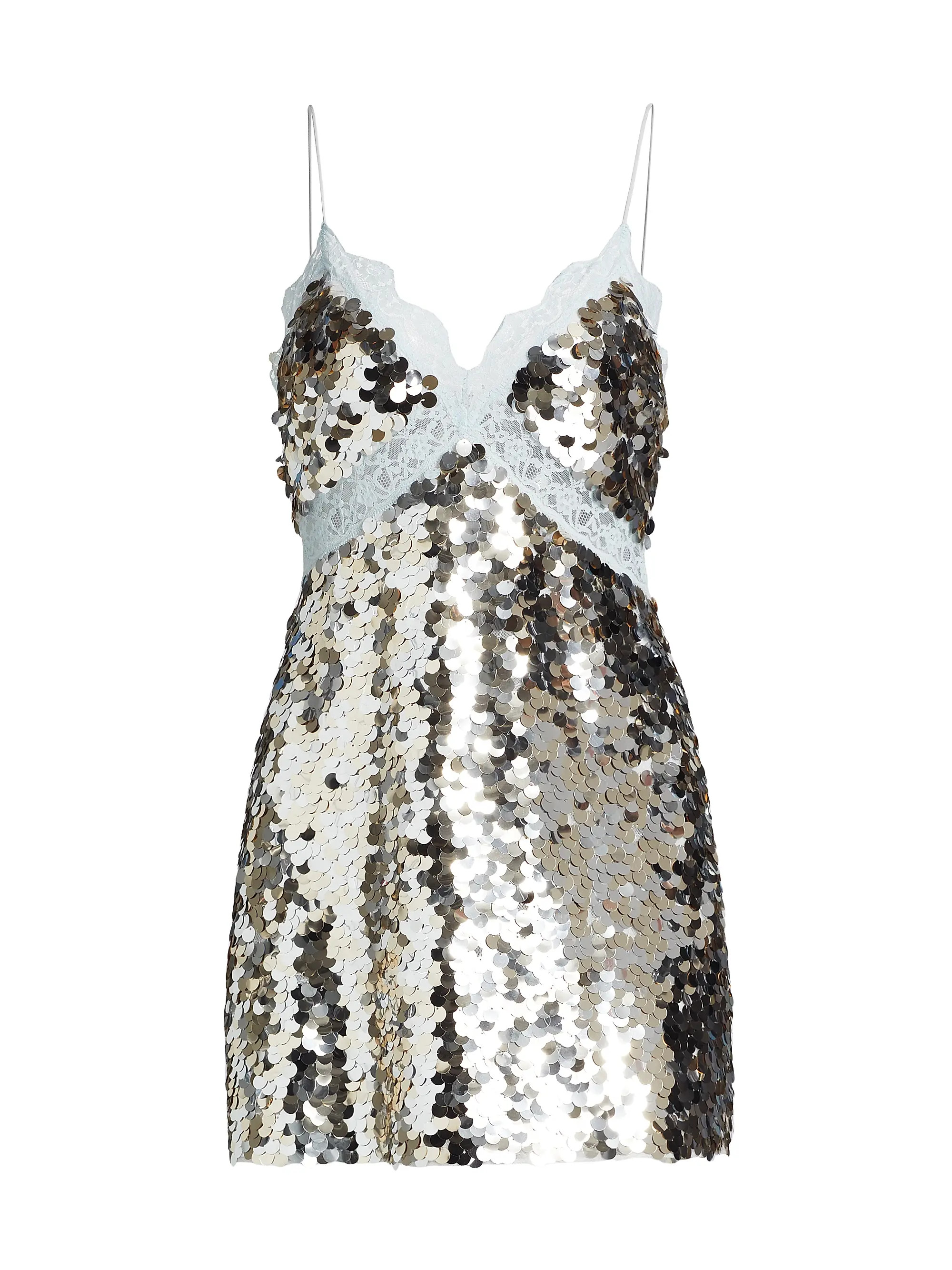 Finta Sequin Slip Dress | Saks Fifth Avenue