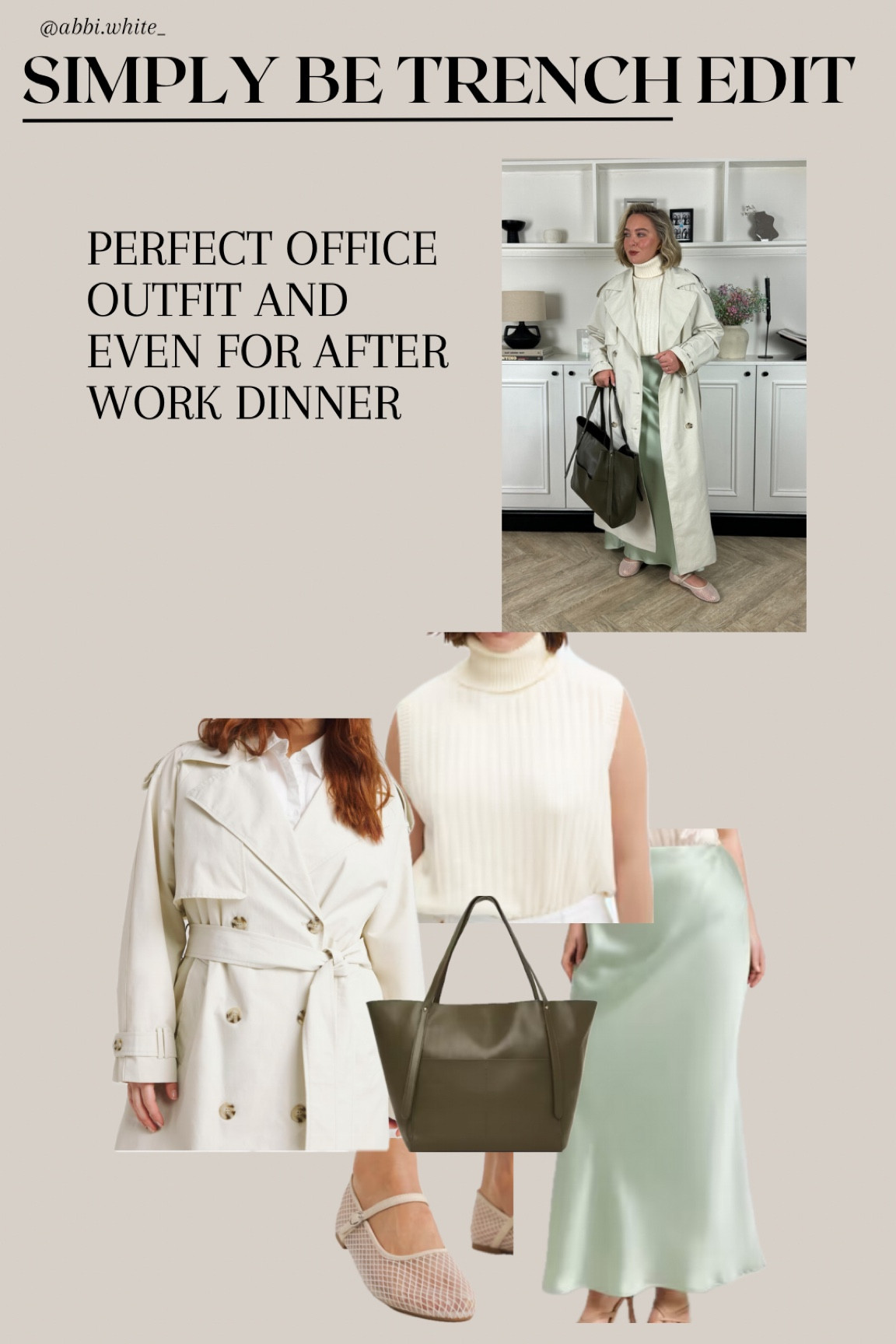 It’s nearly trench weather! So I’ve styled 4 looks with Simply Be to give you some inspiration ahead of the new season. This would be perfect for work or even a meal out! Love the tones for spring, and the sleeveless knit is good for a bit of warmth while it’s still chilly but not overly hot! 

#LTKmidsize #LTKSeasonal #LTKworkwear