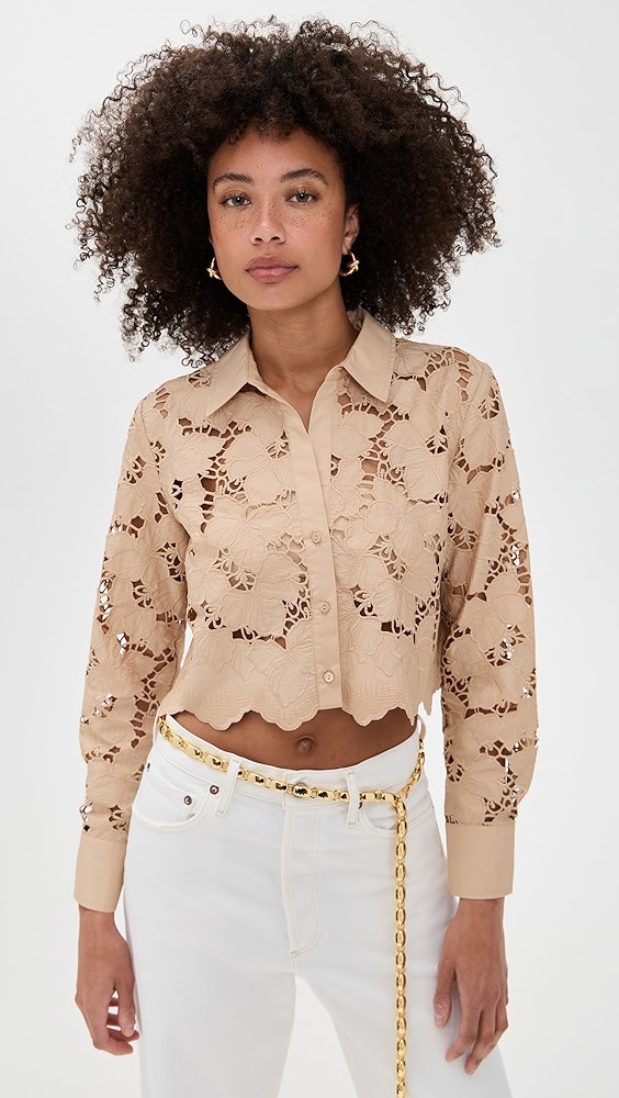 Seychelle Cropped Button Down Shirt | Shopbop