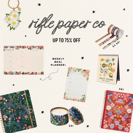 Rifle Paper Co sidewalk sale, super cute gifts for under $12 included in this roundup, perfect for teacher gifts, friend gifts, or daughters/moms!! 

#LTKHolidaySale #LTKGiftGuide #LTKHoliday