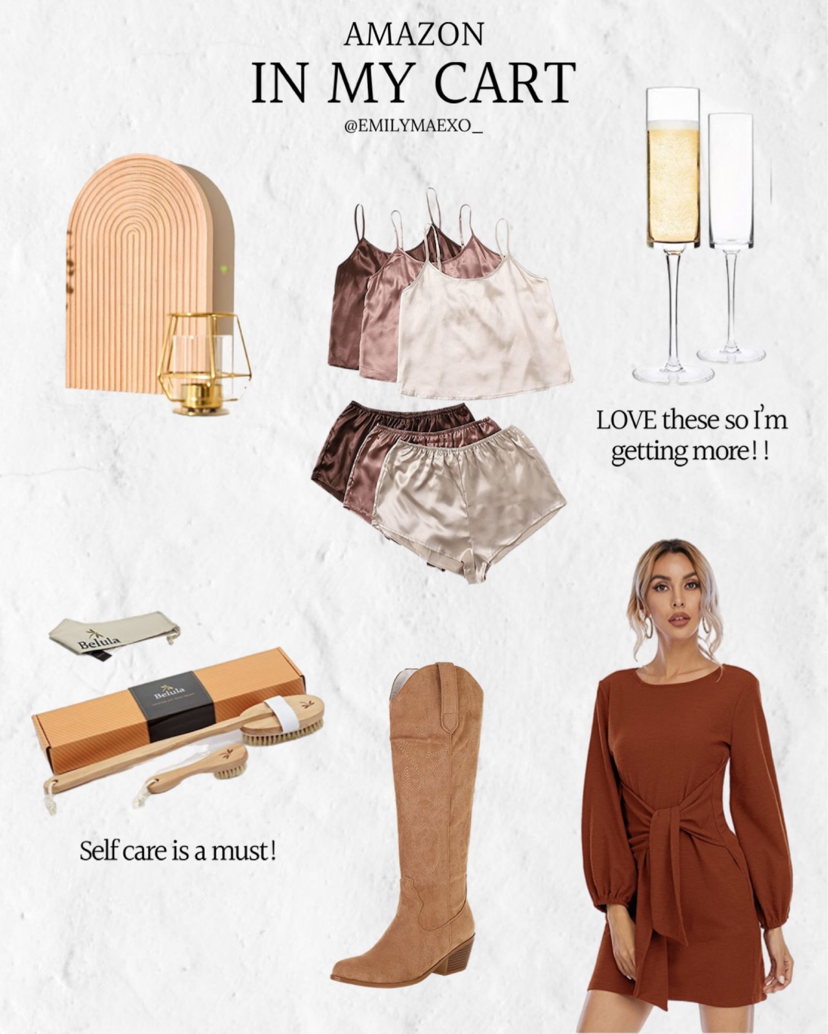 In my cart, fall dress, fall outfit, holiday outfit, holiday kitchen, holiday decor, satin pajamas, boujee on a budget 

#LTKSeasonal #LTKunder50 #LTKhome