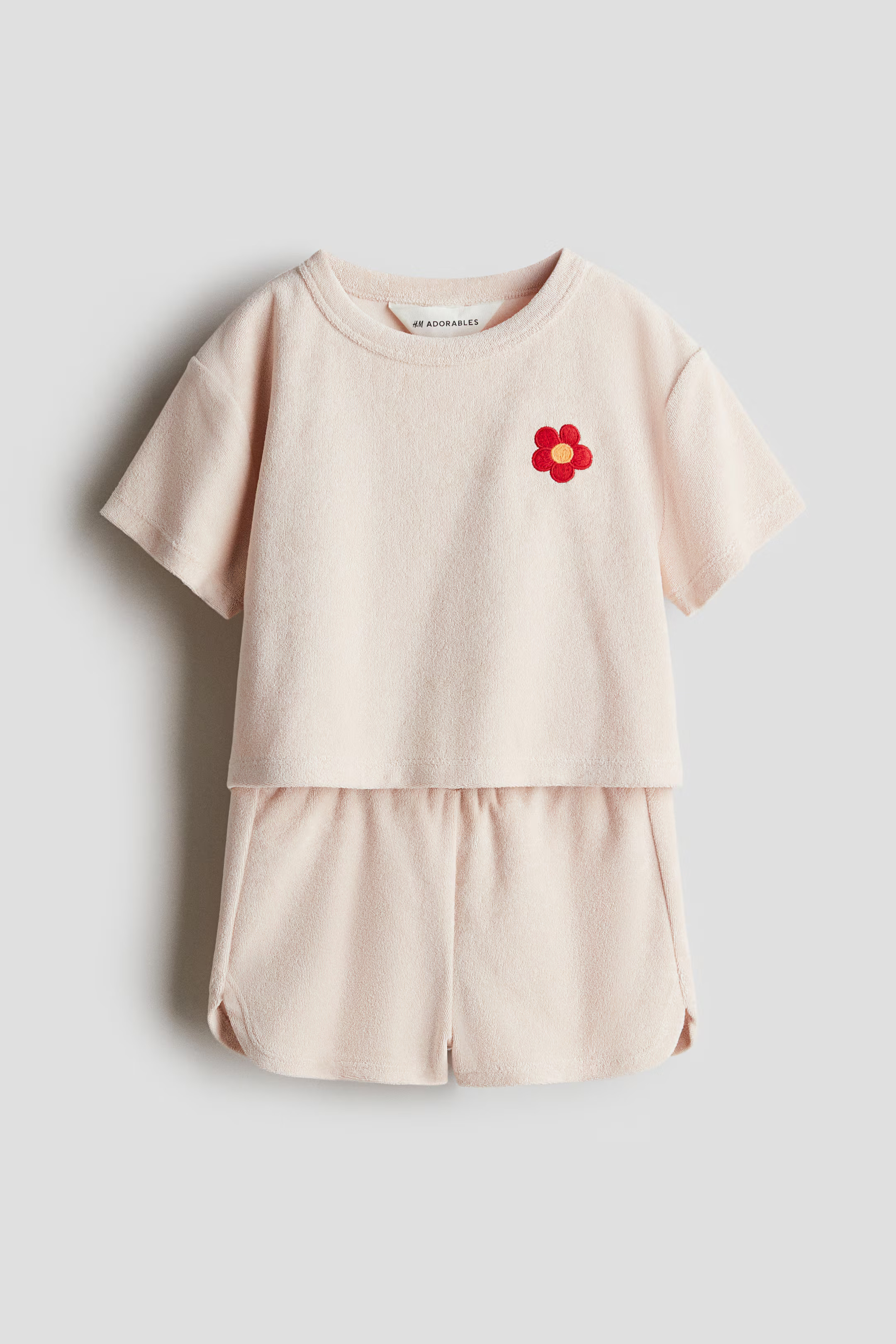 2-Piece Terry Top and Shorts Set | H&M (US + CA)