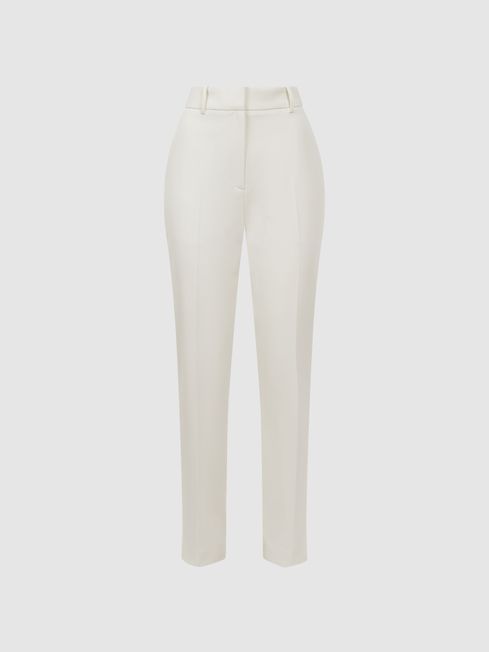 Reiss Off White Mila Slim Fit Wool Blend Suit Trousers | Reiss UK