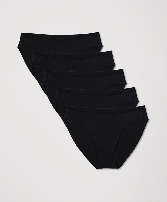 Organic Everyday Classic Fit Bikini 5-Pack | Pact Apparel