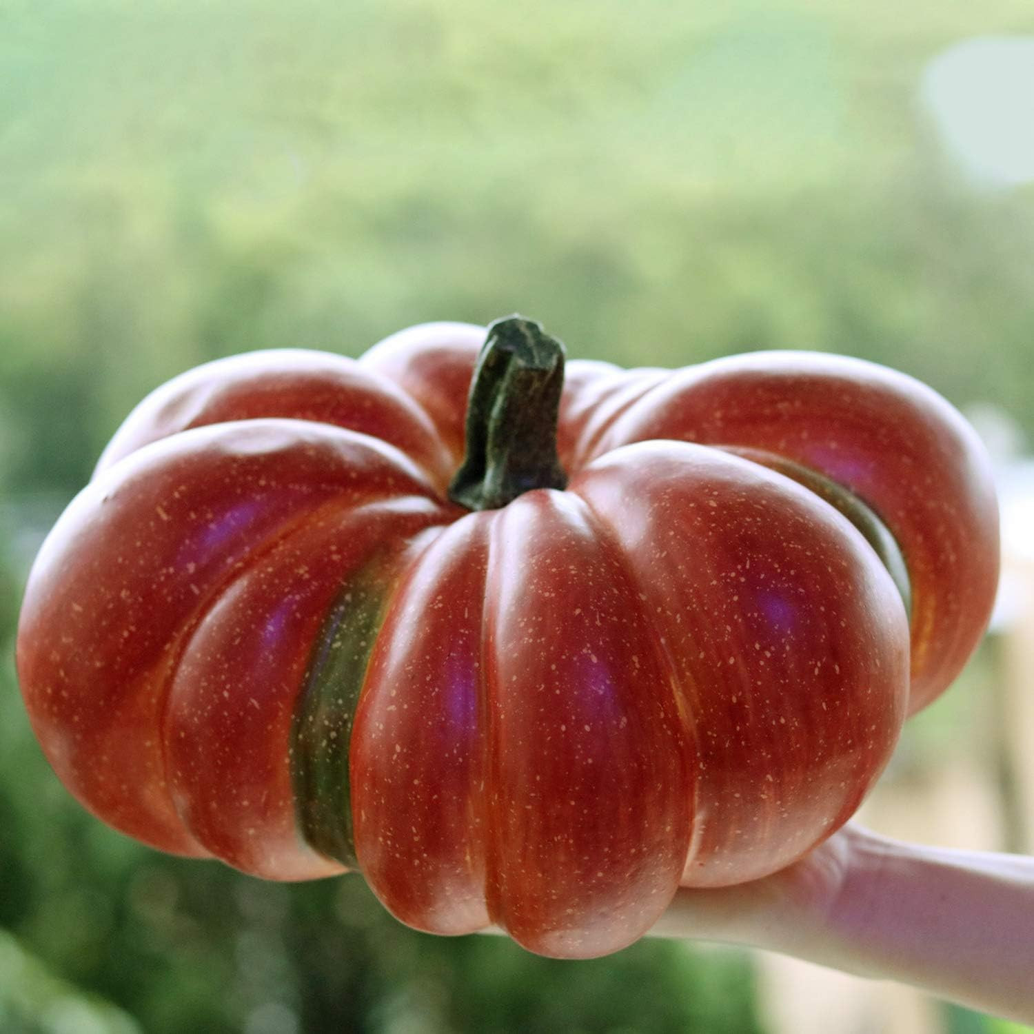 WsCrofts Large Artificial Pumpkin, 12.6inch Hand-Made Fake Pumpkin for Fall Harvest Festival Than... | Amazon (US)