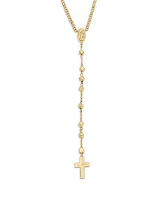 ALLSAINTS Signature Saint & Cross Lariat Necklace, 24 | Bloomingdale's (US)